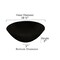 Smarty Had A Party 100 oz Solid Black Organic Round Disposable Plastic Bowls 24 Bowls, 24PK 9310B-CASE - alternate 2